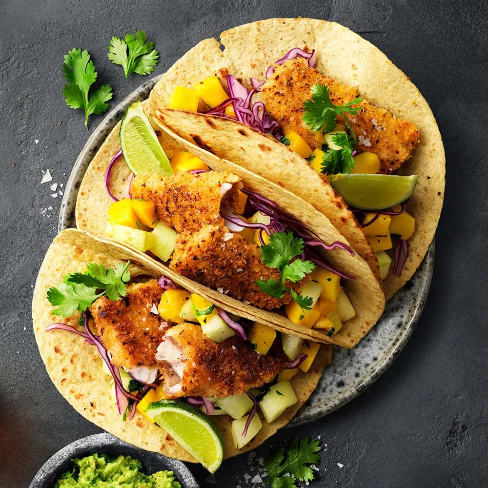 Fishtaco med mangosalsa
