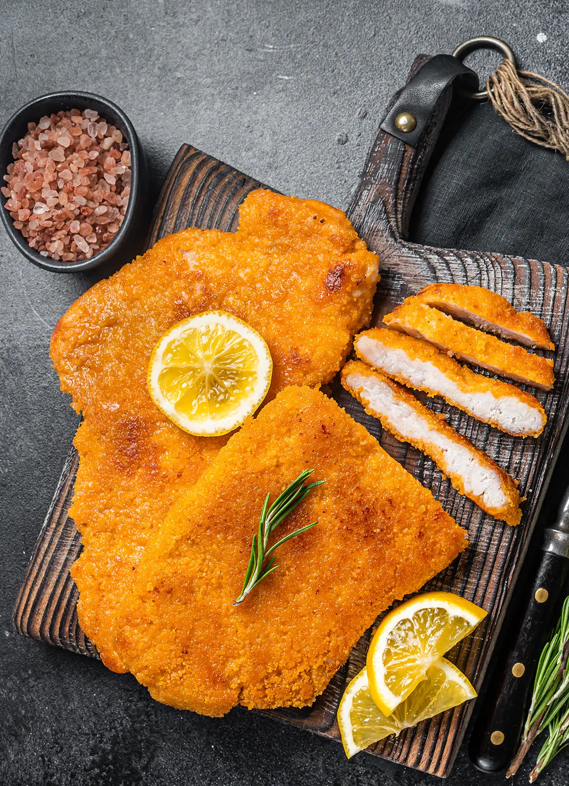 schnitzel potatissallad/rotselleri